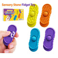 Spot New Products temu Stress-relief sensory stone children's silicone toy Sensory Fidget Toys Pressure relief plate
