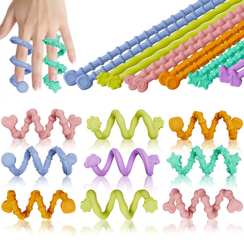 Silicone teething stick for infants during the oral stage of teething Boilable hollow tube teething toy to prevent babies from chewing their hands