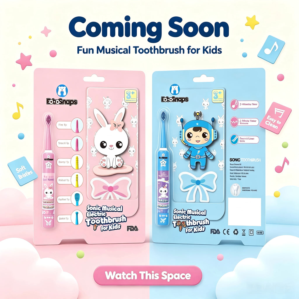 Kids Sonic Electric Toothbrush 2-in-1 Teeth Cleaning & Oral Motor Therapy Tool for Kids